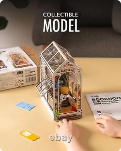 Rolife DIY Miniature Kit, Garden House Series DIY Miniature House and Book No