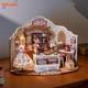 Rolife Elsa's Tailoring Wooden DIY Miniature Dollhouse Toys kit Adult Child Gift