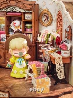 Rolife Elsa's Tailoring Wooden DIY Miniature Dollhouse Toys kit Adult Child Gift