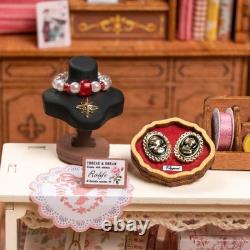 Rolife Elsa's Tailoring Wooden DIY Miniature Dollhouse Toys kit Adult Child Gift
