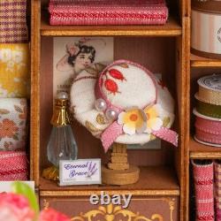 Rolife Elsa's Tailoring Wooden DIY Miniature Dollhouse Toys kit Adult Child Gift