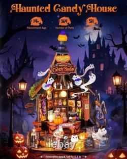 Rolife Haunted Candy House DIY Miniature House Kit Model Kit Spooky Cute Miniatu