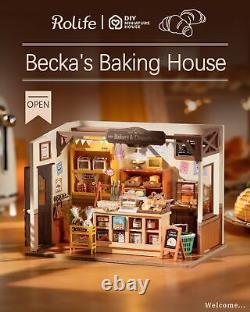Rolife Miniature House Kit for Beginners-120 DIY Miniature Dollhouse Kit with