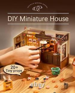 Rolife Miniature House Kit for Beginners-120 DIY Miniature Dollhouse Kit with