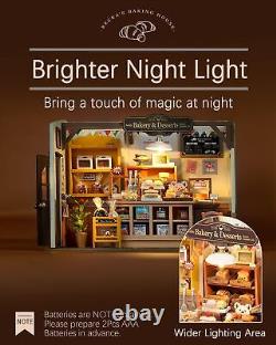 Rolife Miniature House Kit for Beginners-120 DIY Miniature Dollhouse Kit with