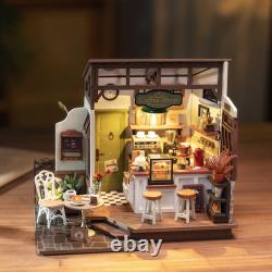 Rolife No. 17 Cafe Miniature House Kit DG162 3D Wooden Building Toys For Gifts