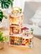 Rolife Super Creator LED 124 Miniature Dollhouse Plastic Building Teens Gift