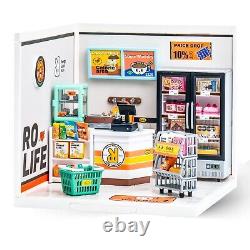 Rolife Super Creator Miniature House Plastic DIY Dollhouse Xmas Gifts 6 Kits