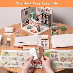 Rolife Super Creator Miniature House Plastic DIY Dollhouse Xmas Gifts 6 Kits