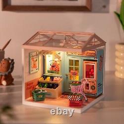 Rolife Super Creator Miniature House Plastic DIY Dollhouse Xmas Gifts 6 Kits