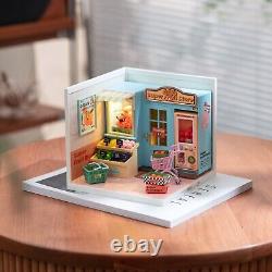 Rolife Super Creator Miniature House Plastic DIY Dollhouse Xmas Gifts 6 Kits