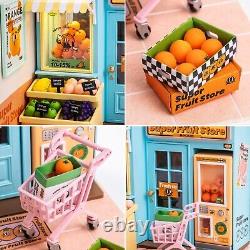 Rolife Super Creator Miniature House Plastic DIY Dollhouse Xmas Gifts 6 Kits