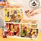 Rolife Super Creator Plastic DIY Miniature House Kit DIY Miniature House Kit