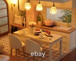 Romantic and Cute Dollhouse Miniature DIY House Kit Creative Room Perfect Gift