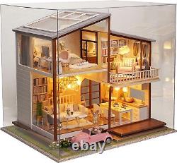 Romantic and Cute Dollhouse Miniature DIY House Kit Creative Room Perfect Gift