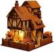 Rylai Wooden Handmade Dollhouse Miniature DIY Kit Flower town Series Dollhouse