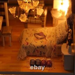 Rylai Wooden Handmade Dollhouse Miniature DIY Kit Flower town Series Dollhouse