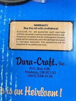 SEALED Vintage Dura-Craft Wood Tudor Dollhouse Kit Mansions In Miniature TD200