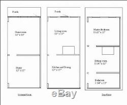 Saint Charles 1 Inch Scale Dollhouse Kit Laser Cut