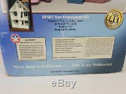 San Franciscan Wood Dollhouse Kit Dura Craft Mansions in Minutes Vintage