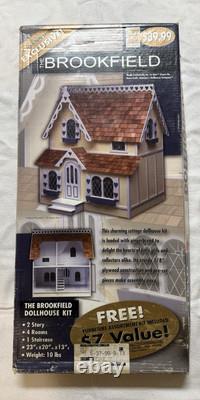 Sealed-Vintage Dura-Craft Dollhouse The Brookfield Cottage Dollhouse Kit