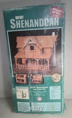 Shenandoah SD 187 Log Cabin Kit Revised Version Brand New