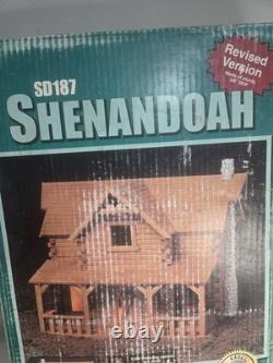 Shenandoah SD 187 Log Cabin Kit Revised Version Brand New