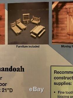 Shenandoah dollhouse kit log cabin dollhouse kit- cabin dollhouse