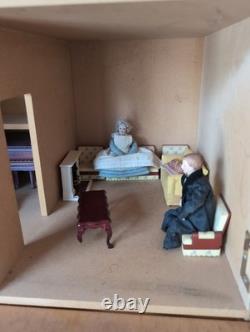 Sid Cooke Kit Built Dolls House Unfinished 3 Storey House Furnished S472
