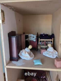 Sid Cooke Kit Built Dolls House Unfinished 3 Storey House Furnished S472