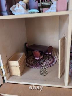 Sid Cooke Kit Built Dolls House Unfinished 3 Storey House Furnished S472