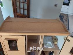 Sid Cooke Kit Built Dolls House Unfinished 3 Storey House Furnished S472