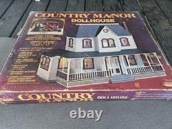 Skilcraft Country Manor 112 Dollhouse Kit 8-Room 3-Story 37x20x27 Vintage