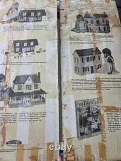 Skilcraft Country Manor 112 Dollhouse Kit 8-Room 3-Story 37x20x27 Vintage
