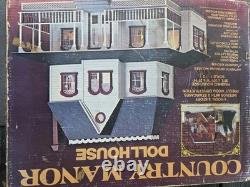 Skilcraft Country Manor 112 Dollhouse Kit 8-Room 3-Story 37x20x27 Vintage