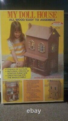 Skilcraft Vintage All-wood Dollhouse kit