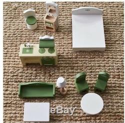 Sold Out Magnolia Hearth and Hand Wooden Dollhouse + Furniture NEW Farmhouse