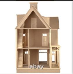 Spring Run Farmhouse Dollhouse Kit 1.12 Scale Brand New PICKUP ONLY