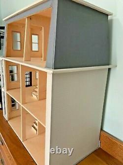 St Charles Dollhouse by Majestic Mansions 3/8 Birch All Wood Built Handcrafted