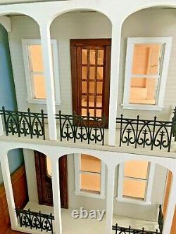 St Charles Dollhouse by Majestic Mansions 3/8 Birch All Wood Built Handcrafted