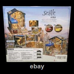 Strange Sealed Rylai 3D Wooden Puzzle Model Seattle Wa. Miniature Dollhouse NIB