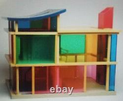 Super Rare KALEIDOSCOPE Doll House by Bozart Toys Plus Free Furniture updated