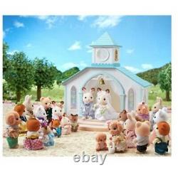 Sylvanian Families FOREST WEDDING Church Chapel Light Blue Calico Critters