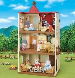 Sylvanian Families Red Roof House with Elevator Lift HA-49 EPOCH From Japan F/S