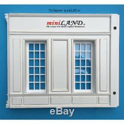 THE NEW TALL EMPRESS+ ROOM BOX KIT BY MINILAND Walnut 112 SCALE roombox