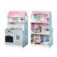Teamson Kids 2-in-1 Play Kitchen and Dollhouse Toy Gift