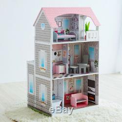 Teamson Kids 2-in-1 Play Kitchen and Dollhouse Toy Gift