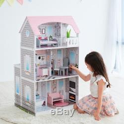 Teamson Kids 2-in-1 Play Kitchen and Dollhouse Toy Gift