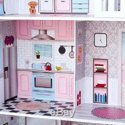 Teamson Kids 2-in-1 Play Kitchen and Dollhouse Toy Gift