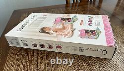 Teamson Kids Fancy Wooden Doll House with 7 Furniture Accessories NIB 3+
